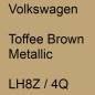 Preview: Volkswagen, Toffee Brown Metallic, LH8Z / 4Q.